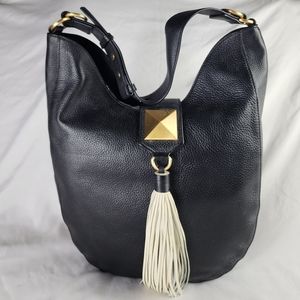 Badgley Mischka Bailey Hobo Leather Bag